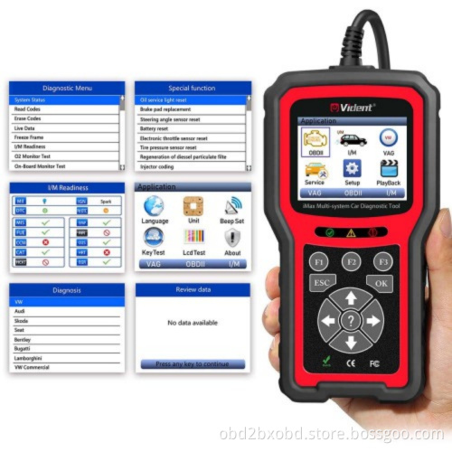 VIDENT iMax4301 VAWS V-A-G OBD Diagnostic Service Tool Supports 9 Special Functions